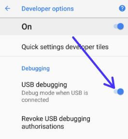 Android 9pieでusbデバッグを有効にする方法