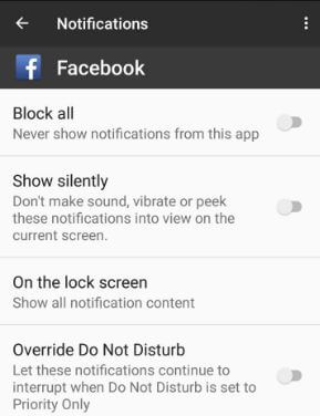 AndroidデバイスでFacebookの通知を切り捨てます