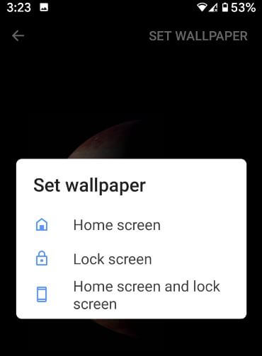 Google Pixel4のロック画面の壁紙を変更する方法
