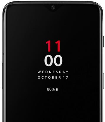 OnePlus6Tでアンビエントディスプレイをオン/オフにする方法